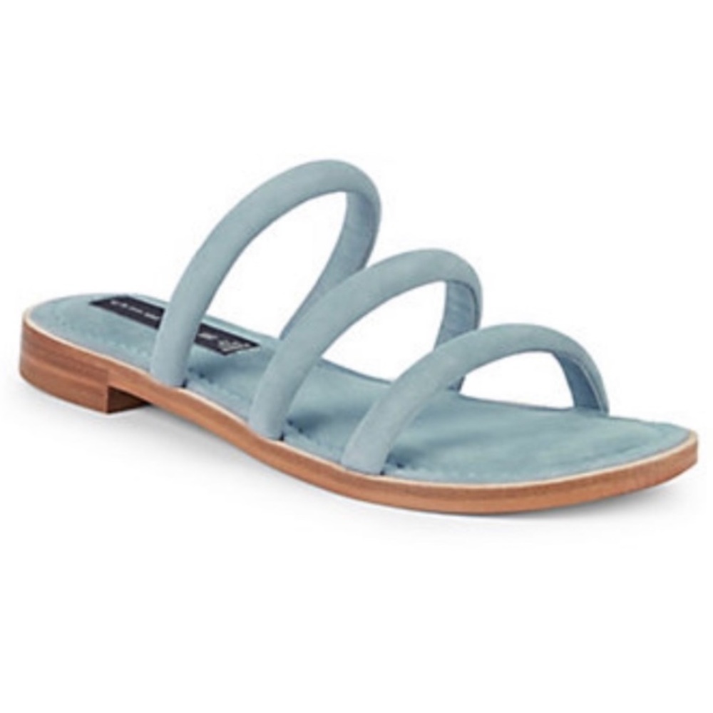 Steven by Steve Madden blue suede sandals💙